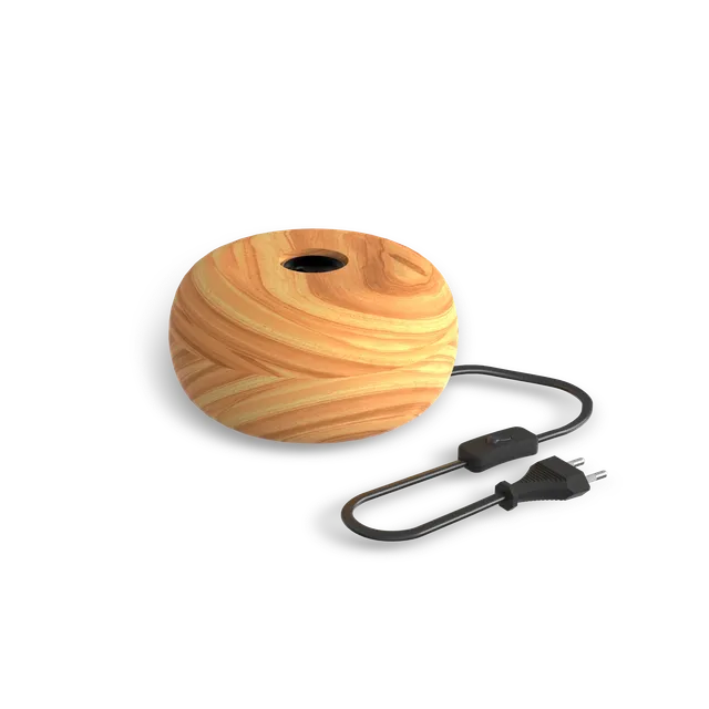 calex-lampe-de-table-ronde-e27-bois-fsc-85-mm image 1