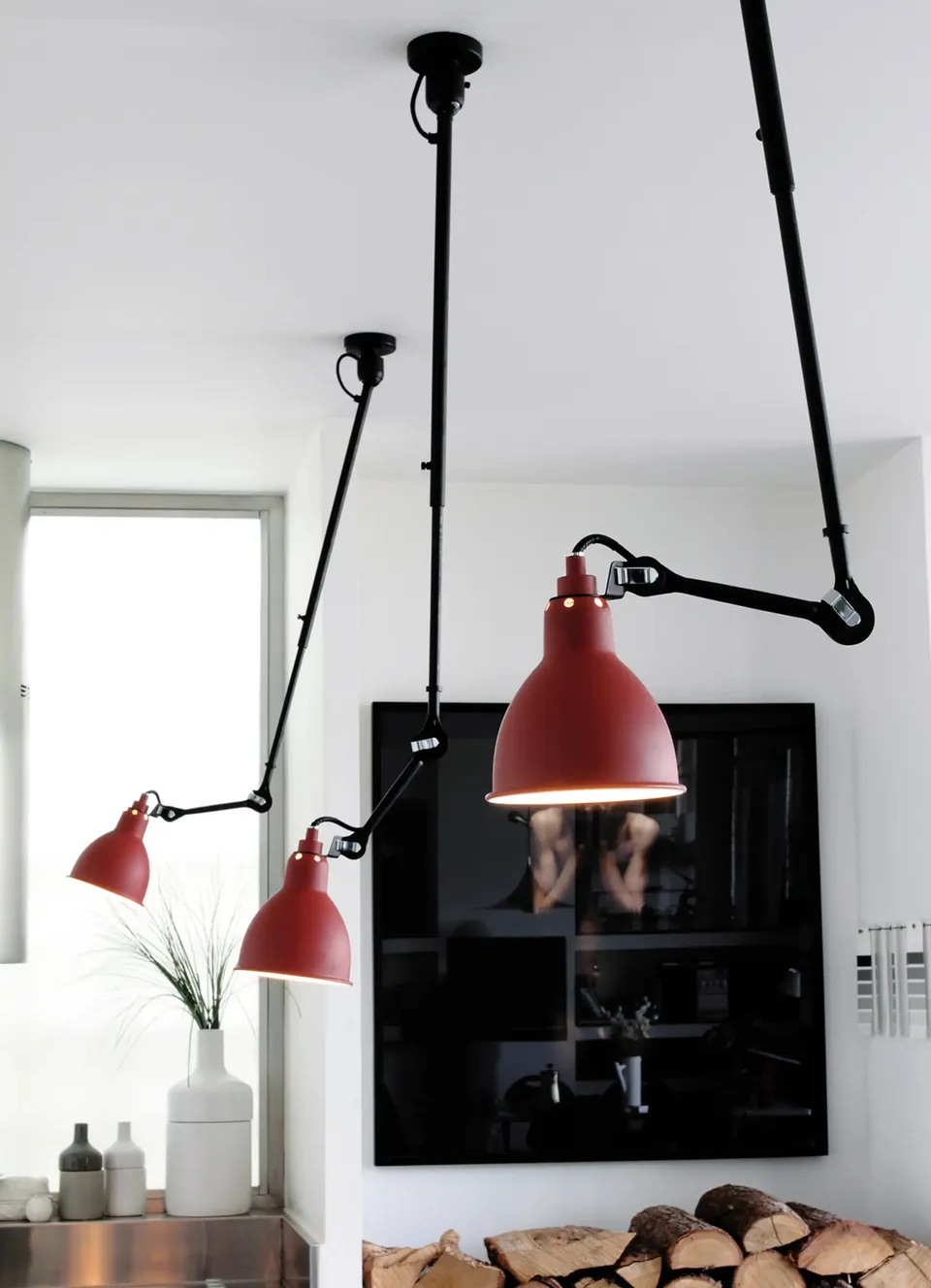 dcw-ditions-lampe-gras-n-302-plafonnier-acier-r-glable image 1