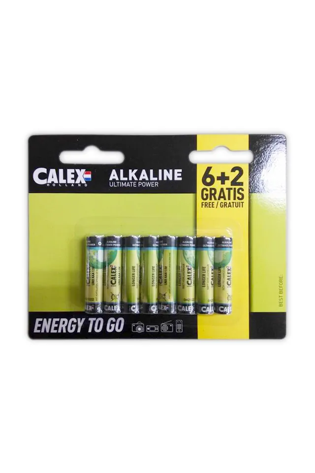 calex-alkaline-penlite-lr03-aaa-lot-de-8-piles image 1