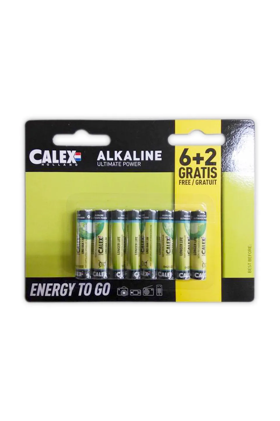 calex-alkaline-penlite-lr03-aaa-lot-de-8-piles image 1