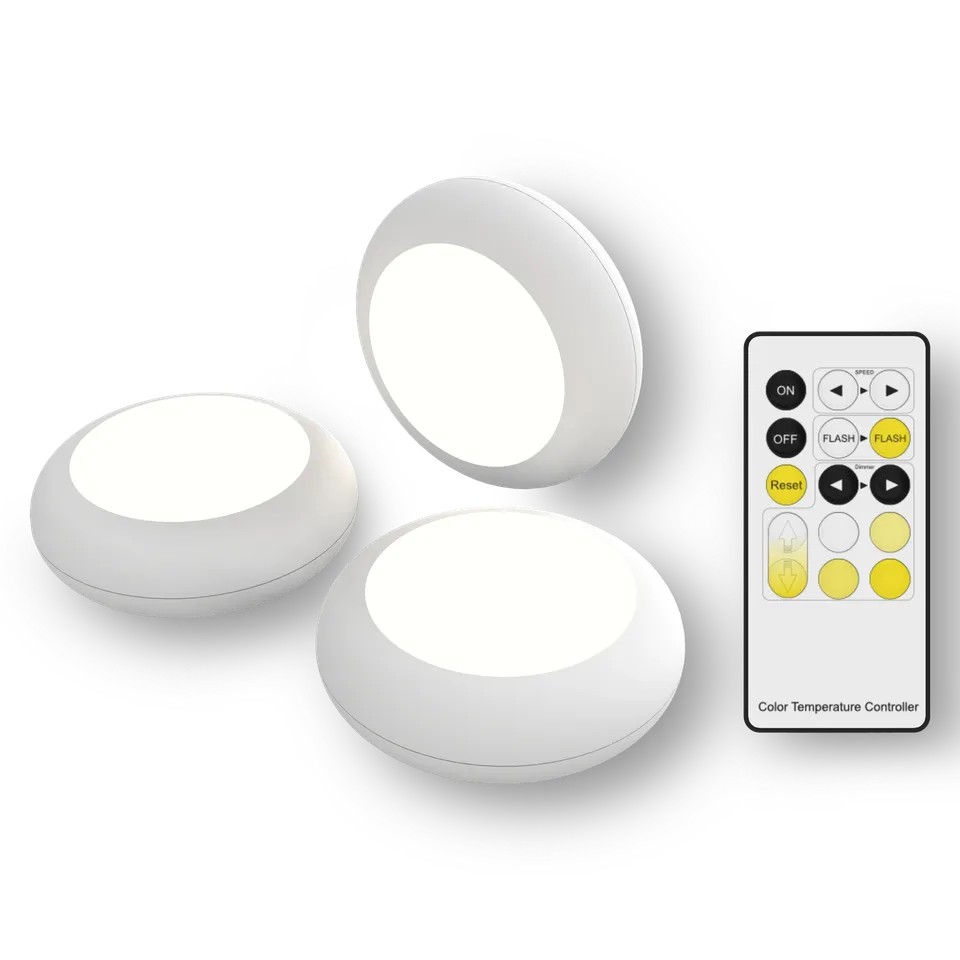 calex-spot-on-spot-d-clairage-de-meuble-sans-fil-avec-t-l-commande image 1