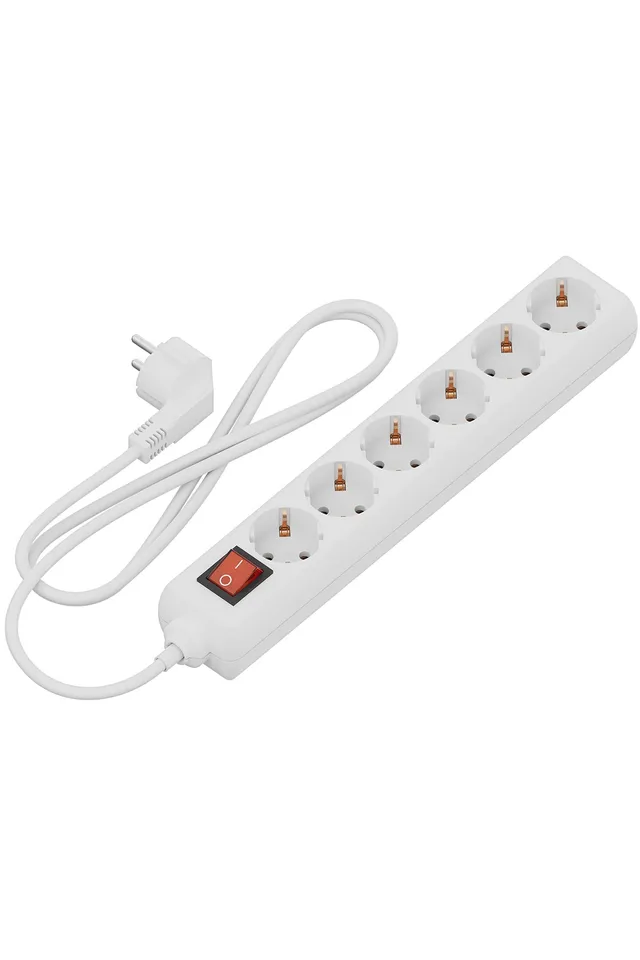 calex-r-partiteur-6-douilles-e27-avec-interrupteur-blanc-c-ble-1-4m image 1