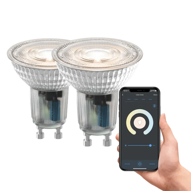 calex-smart-lot-de-2-ampoules-led-gu10-cct image 1