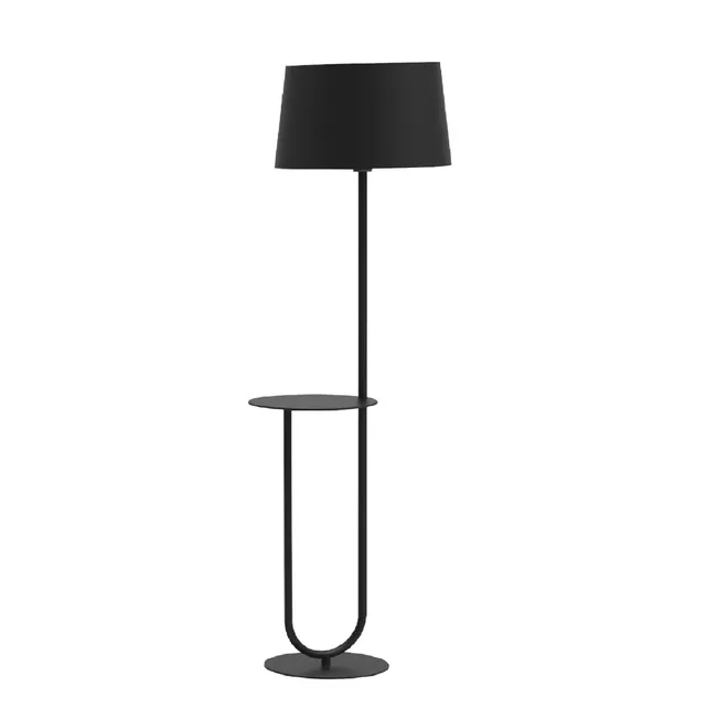 aluminor-duo-ls-lampadaire-tablette-noir image 1