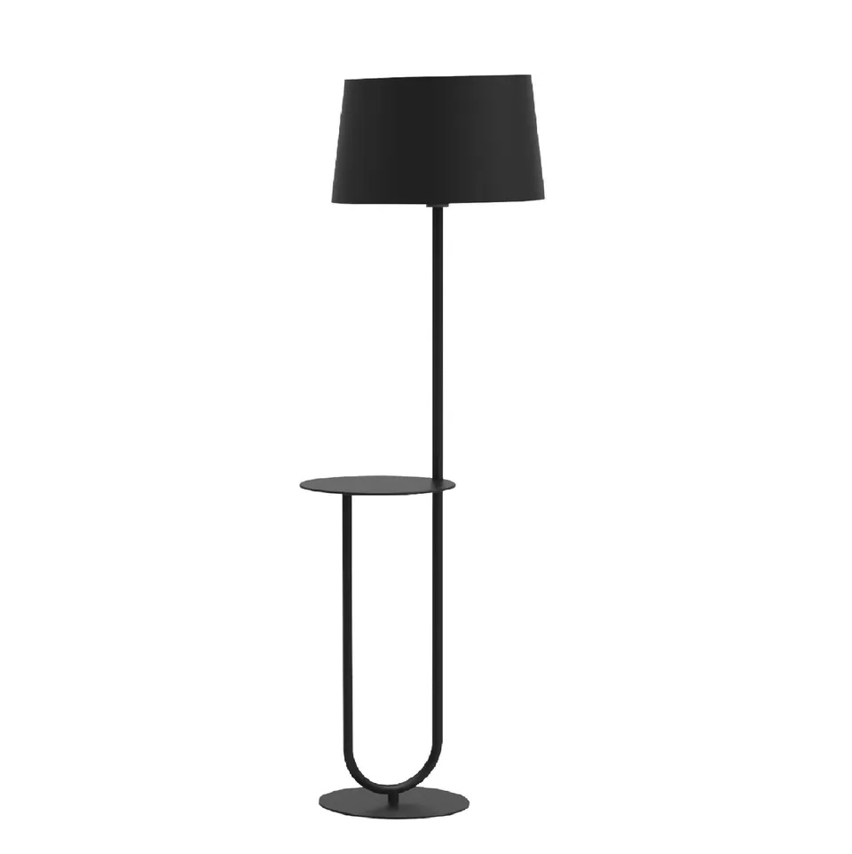 aluminor-duo-ls-lampadaire-tablette-noir image 1