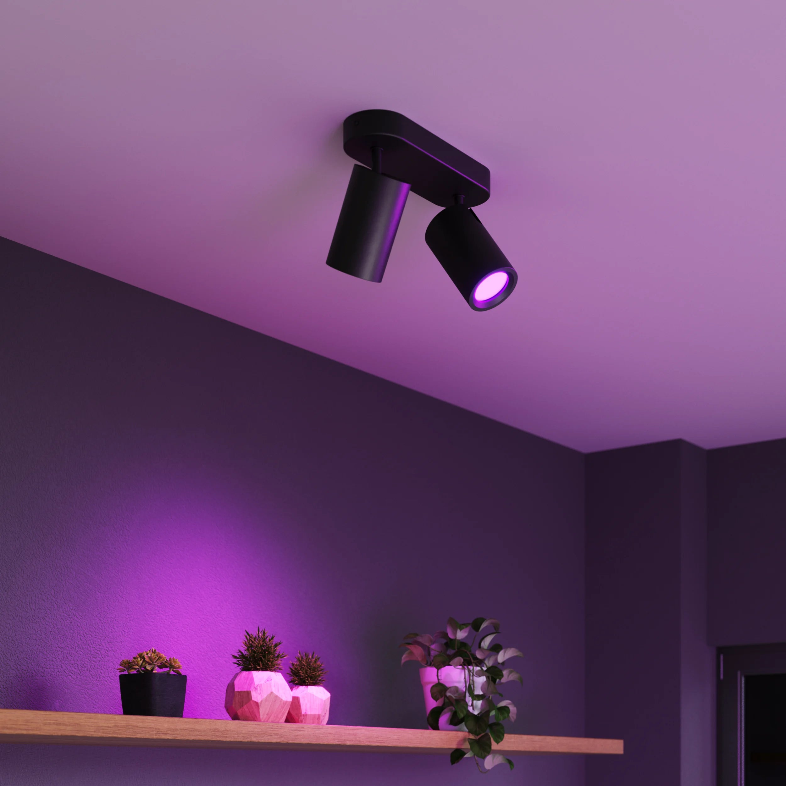 calex-smart-plafonnier-spot-2-lumi-res-noir-2 image 3