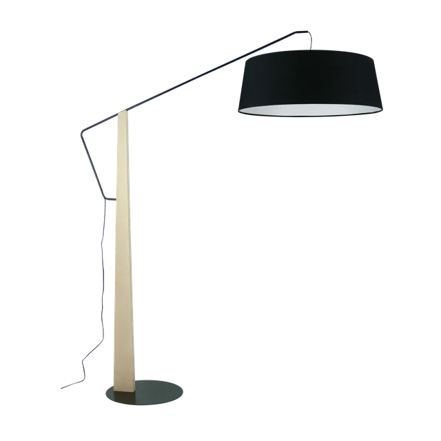 aluminor-matteo-ls-lampadaire-bois-m-tal-2-m image 1