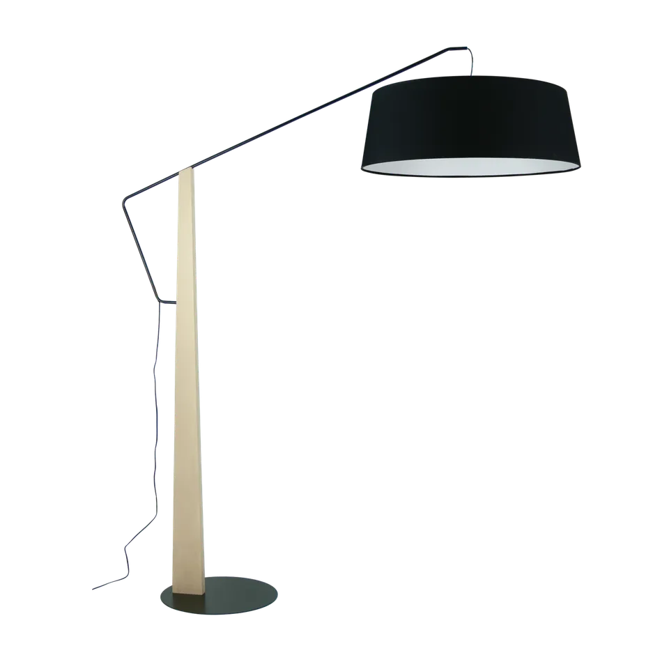 aluminor-matteo-ls-lampadaire-bois-m-tal-2-m image 1