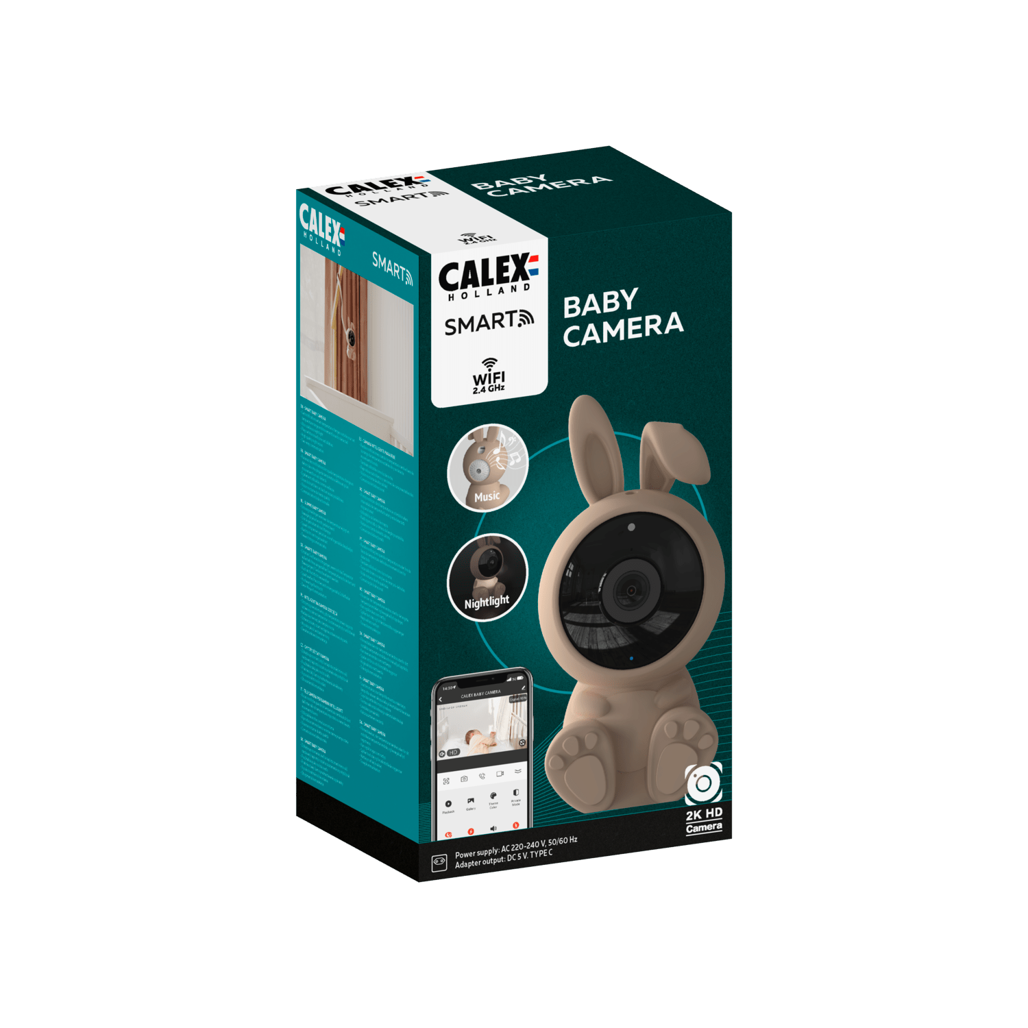 calex-smart-babyphone-2k-lapin-veilleuse-connect image 3