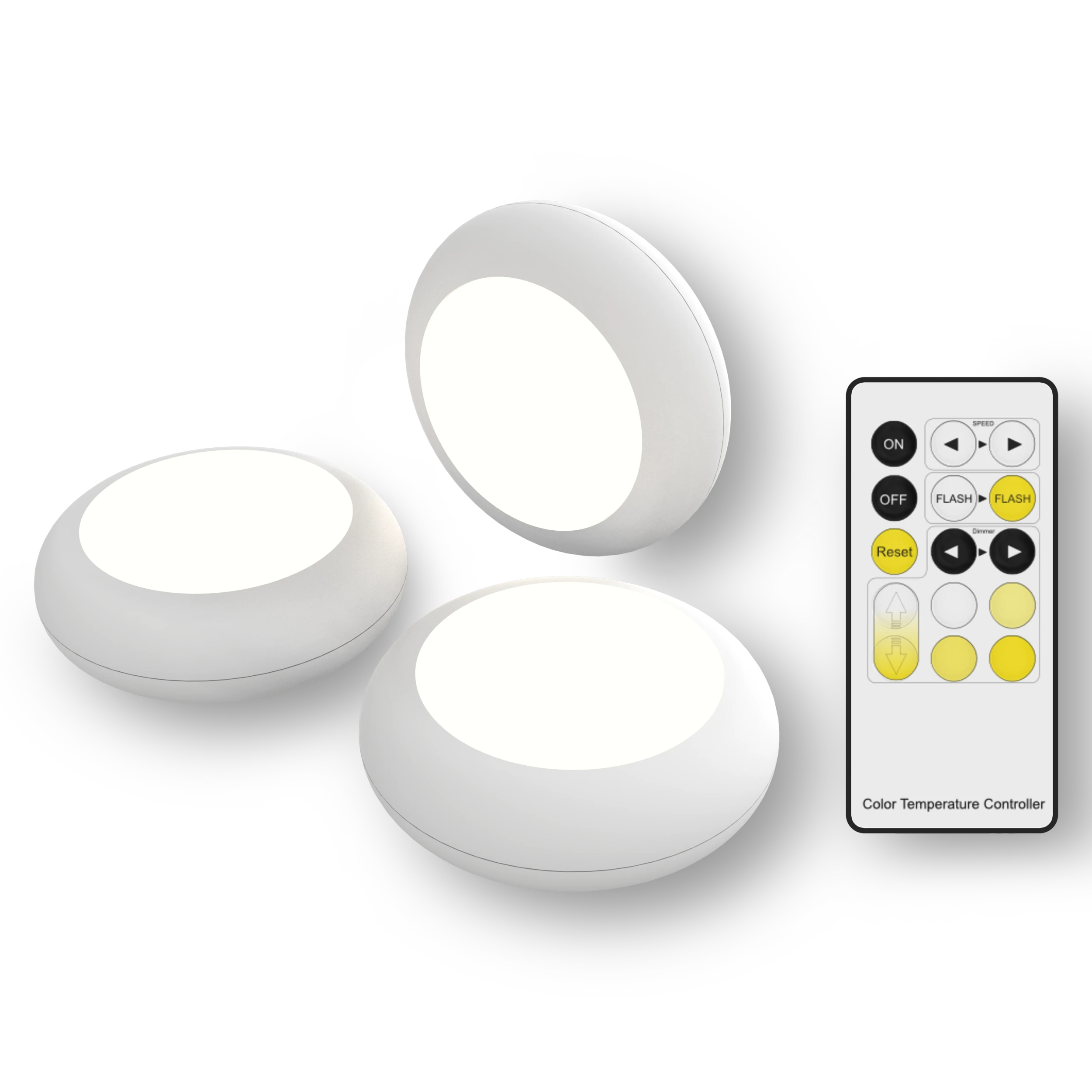 calex-spot-on-spot-d-clairage-de-meuble-sans-fil-avec-t-l-commande image 1