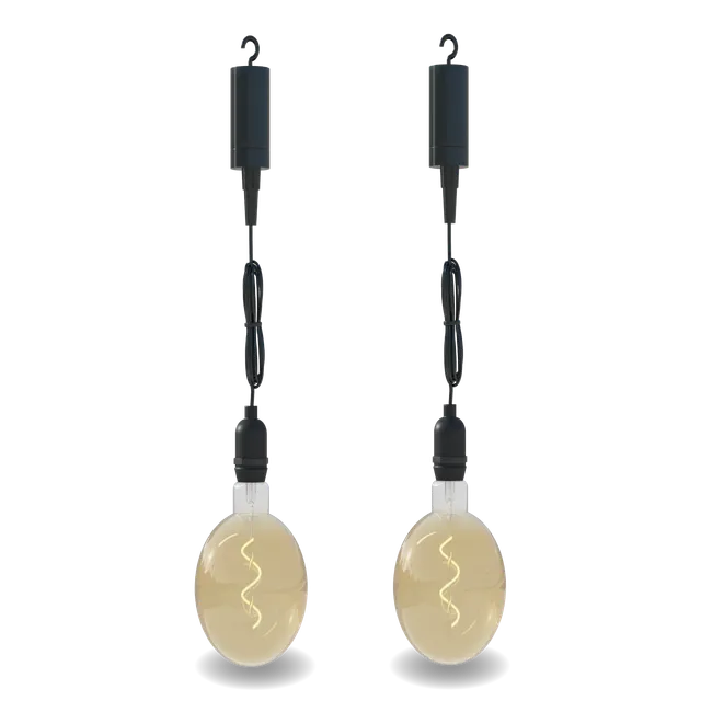 calex-outdoor-suspension-nomade-g125-gold-lot-de-2 image 1