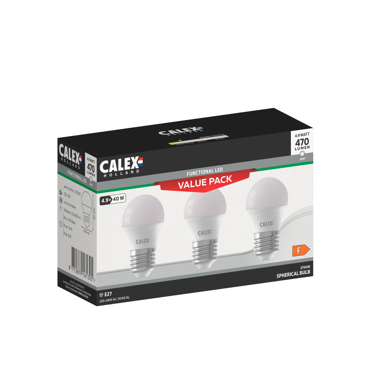 calex-lampe-led-smd-lot-de-3-e27-p45-blanc image 2