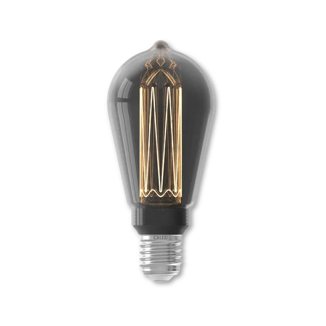 calex-ampoule-led-crown-e27-st64-titane-3-5w-dimmable image 1