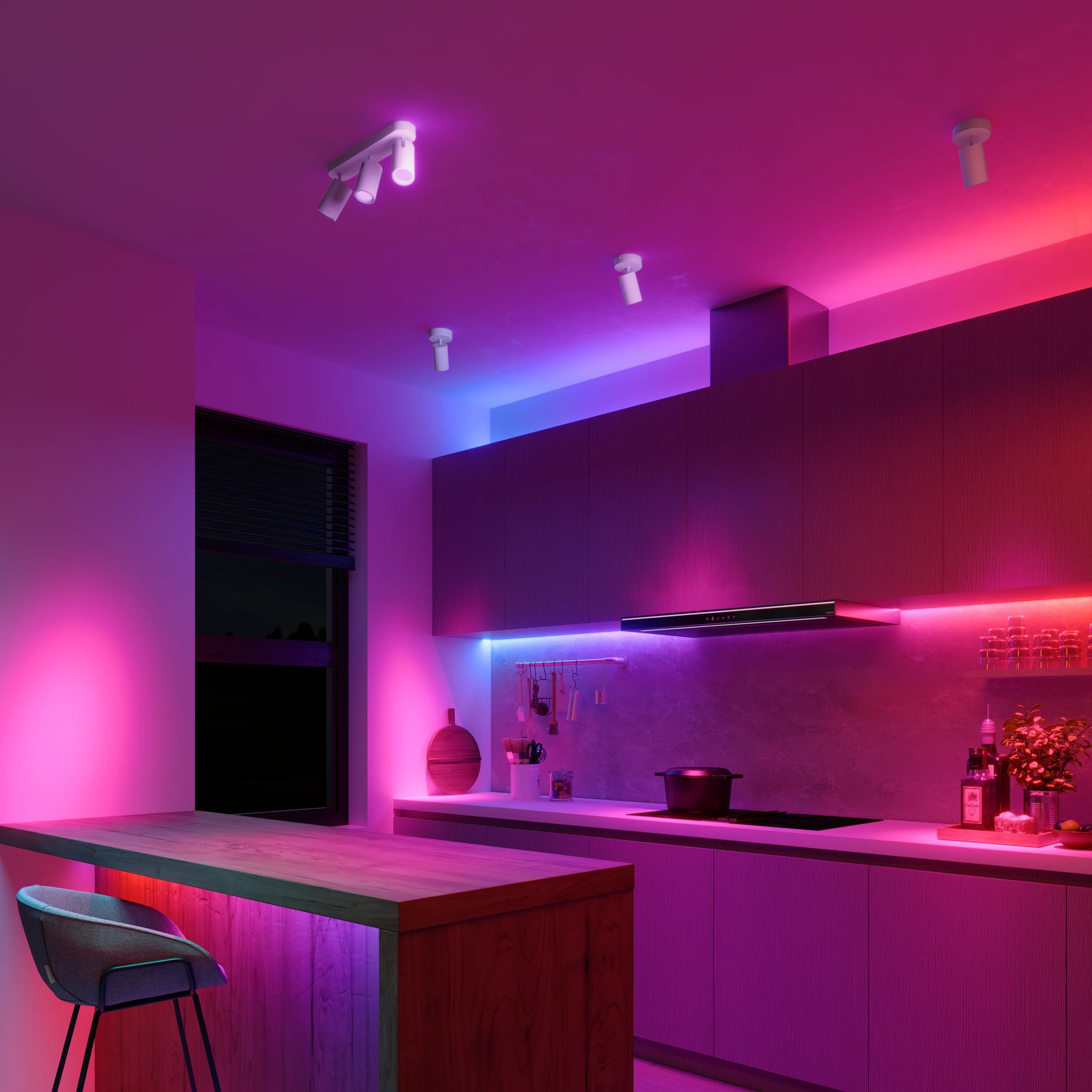 calex-smart-spot-plafonnier-ovale-3-lumi-res-blanc-rgb-cct image 4