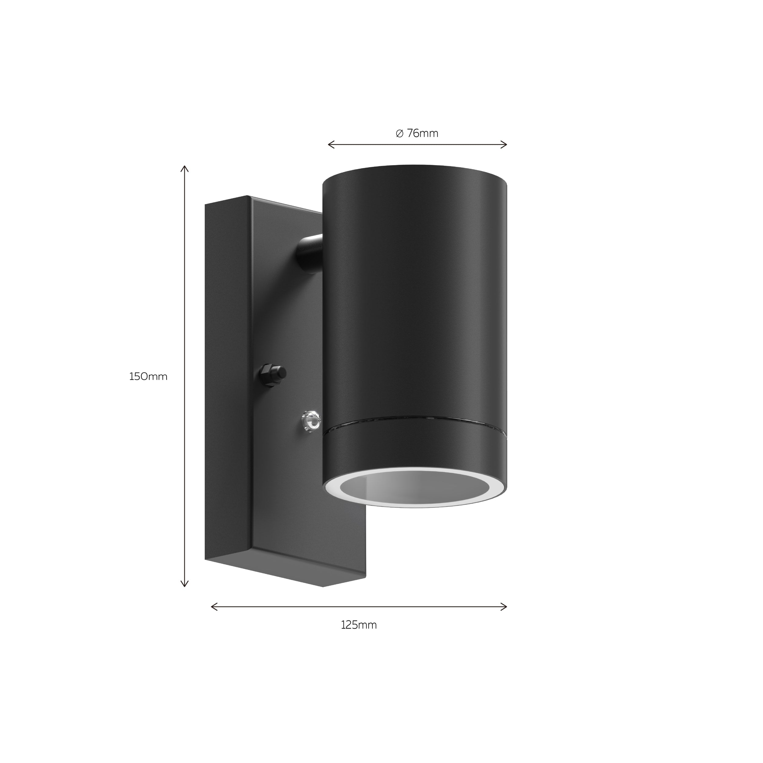 calex-alba-applique-murale-gu10-noire-int-rieur-ext-rieur image 6