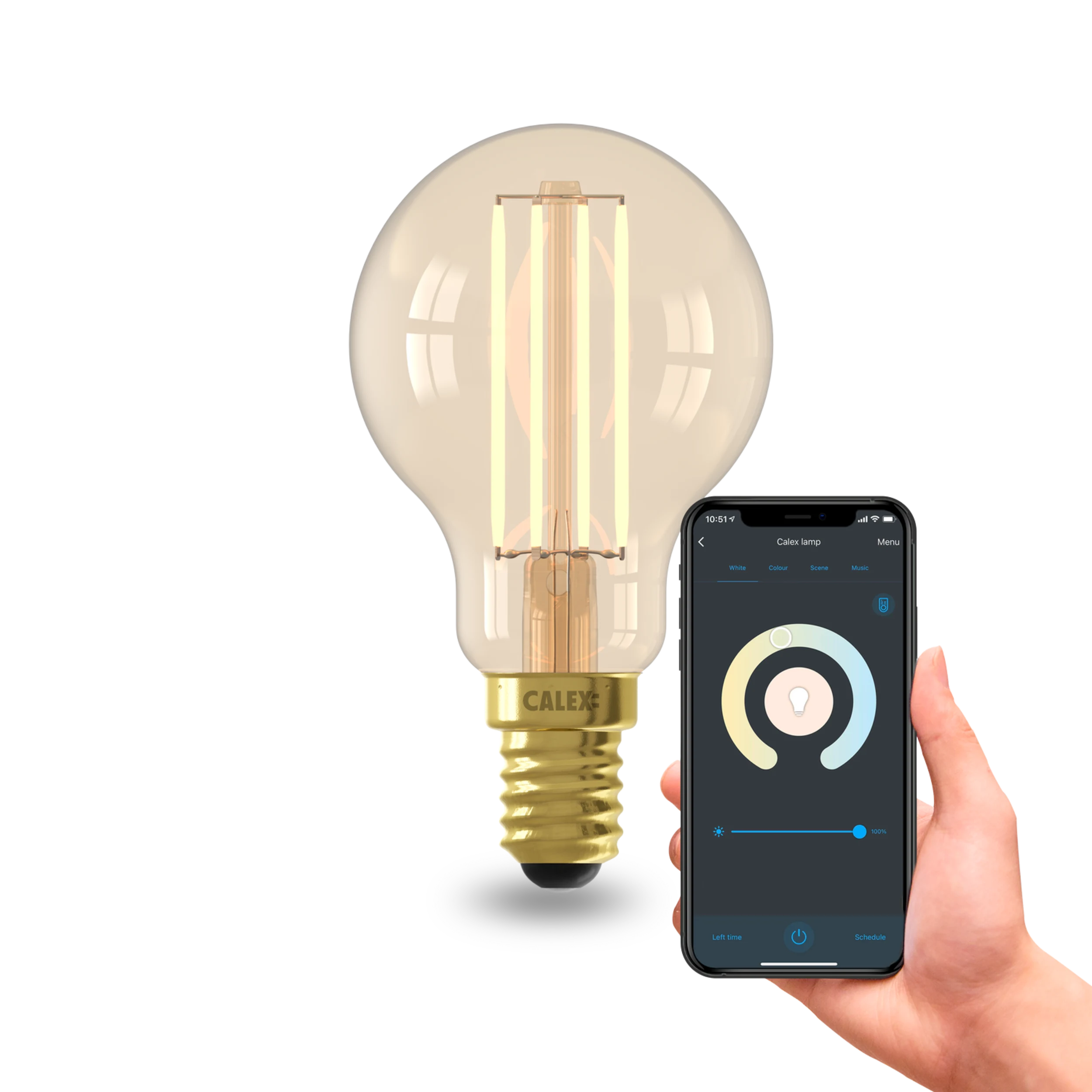 calex-smart-ampoule-led-e14-filament-p45-cct-dor-e image 1