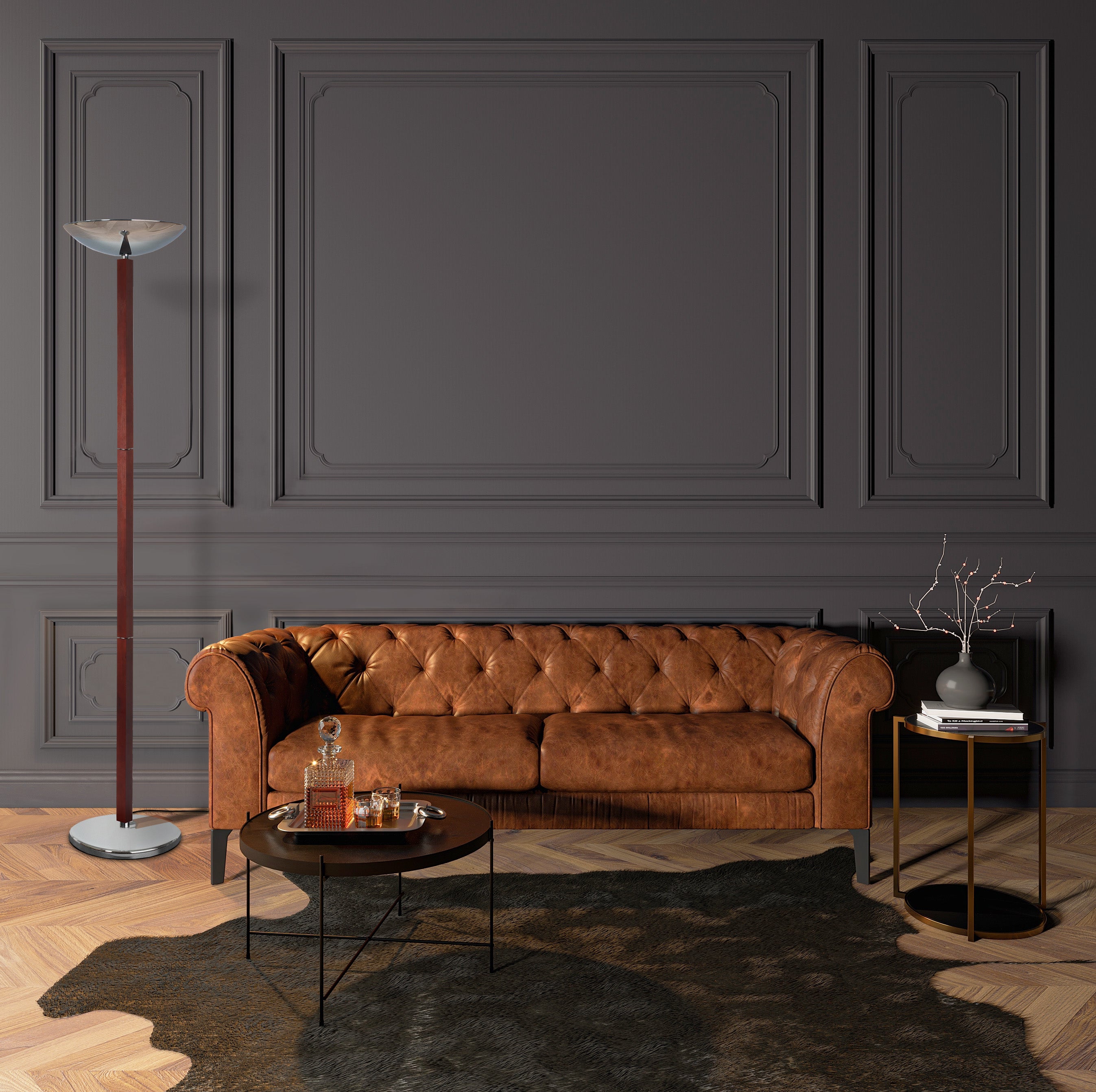 aluminor-macao-lampadaire-bois-led-variateur image 4