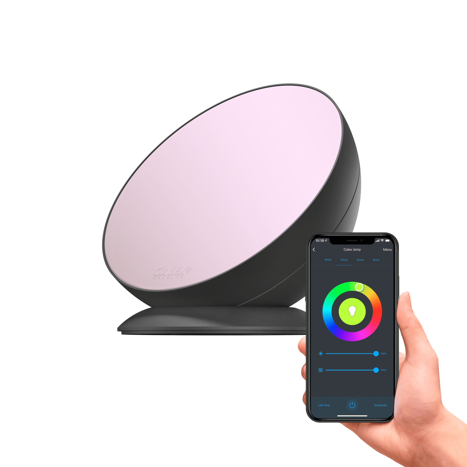 calex-halo-smart-lampe-d-ambiance-rgb-cct-connect-e image 2