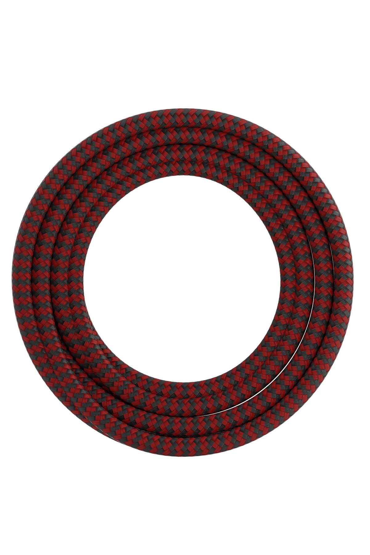 calex-creations-c-ble-textile-rouge-noir-3-m-tres image 1