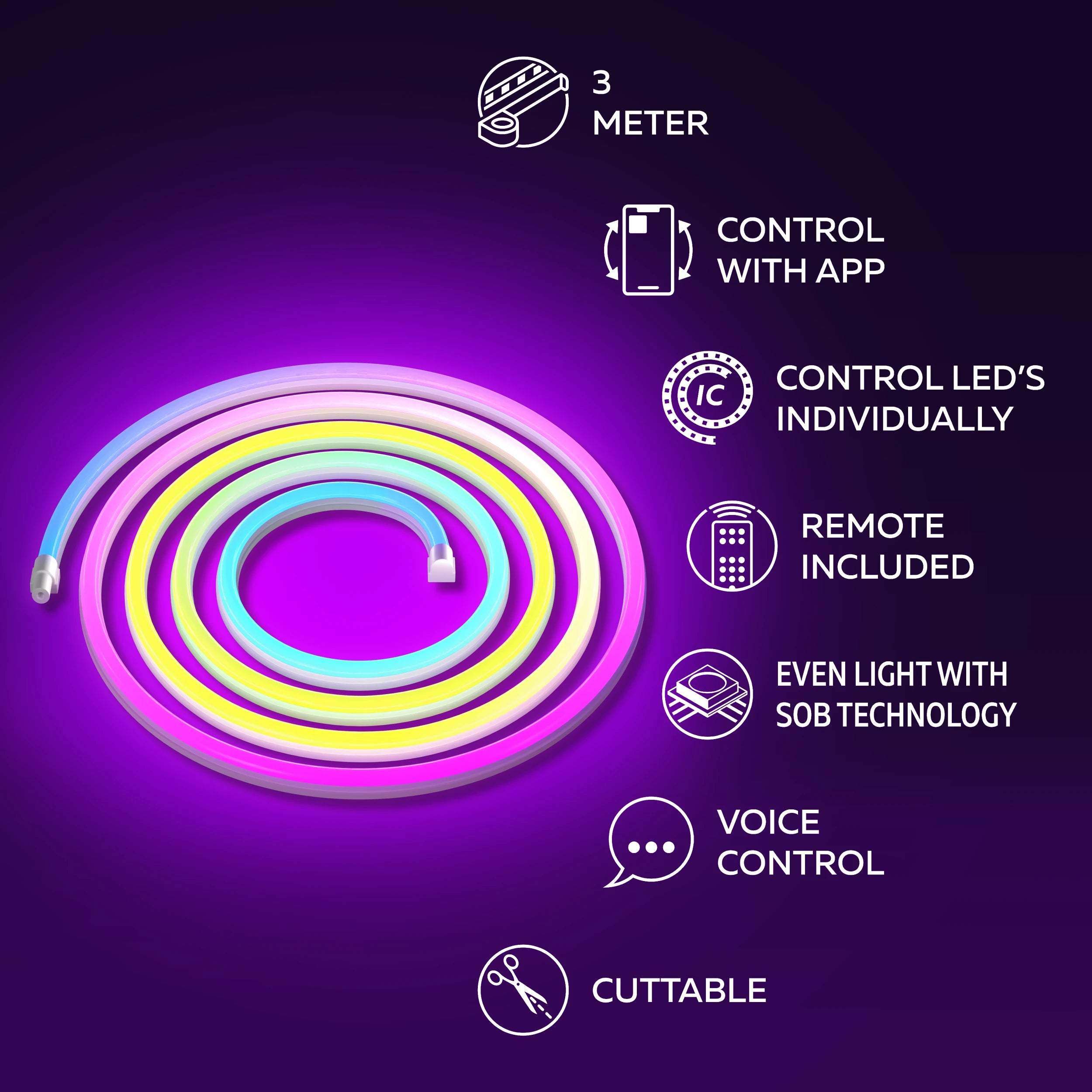 calex-smart-bande-led-3m-rgbic-420-led image 2