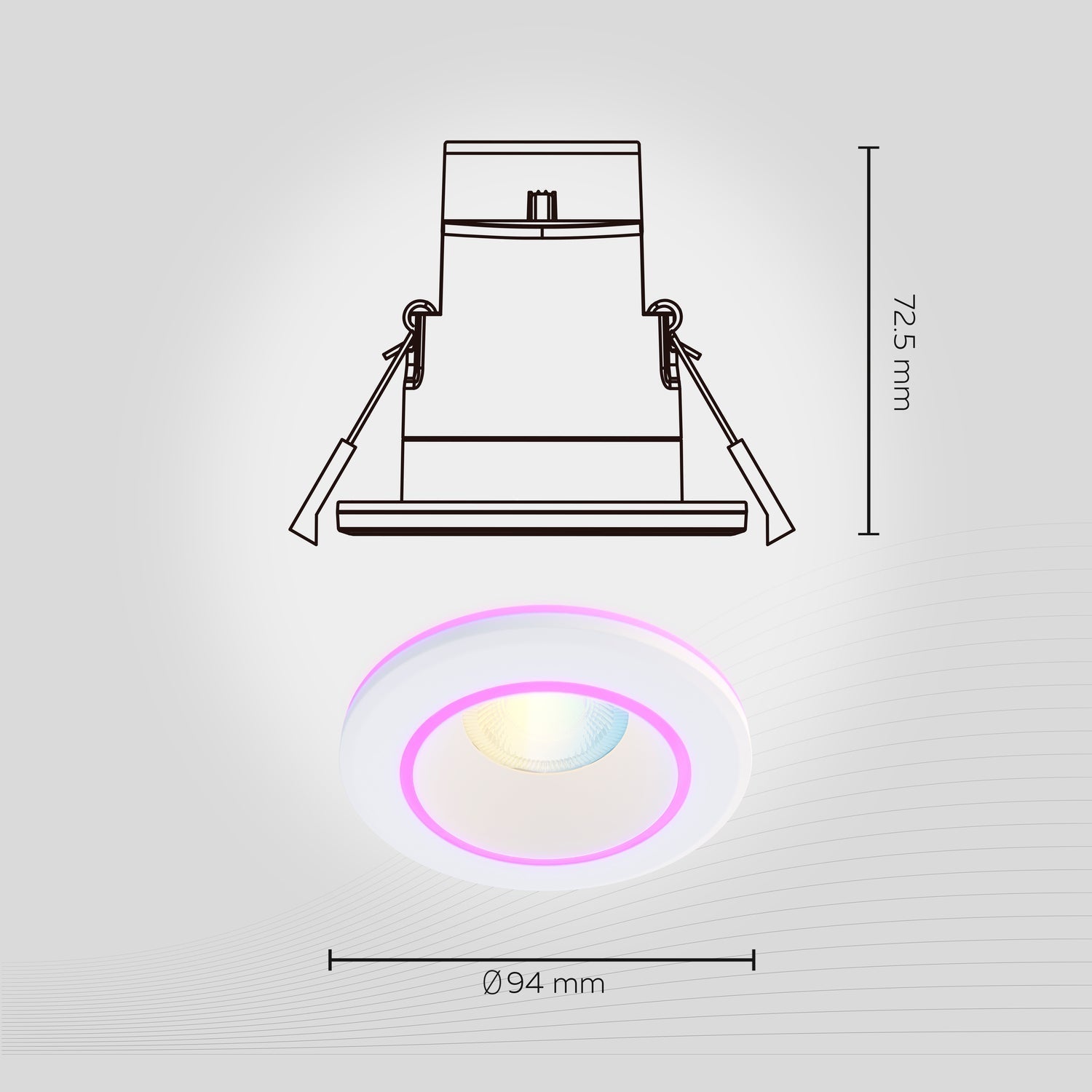 calex-halo-smart-spot-encastr-rgb-cct-blanc image 6