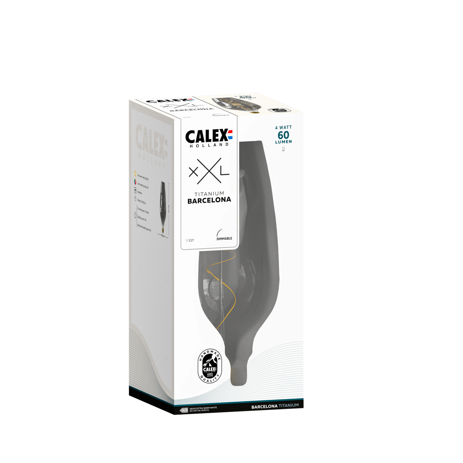 calex-barcelone-xxl-ampoule-led-e27-titane-1800k image 3