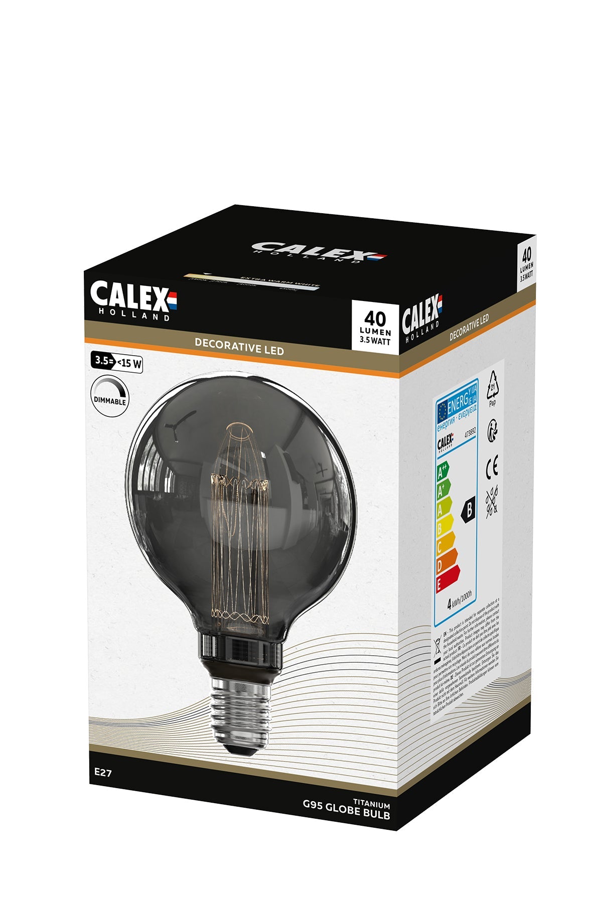 calex-crown-led-g95-titanium-3-5w-dimmable-e27 image 3