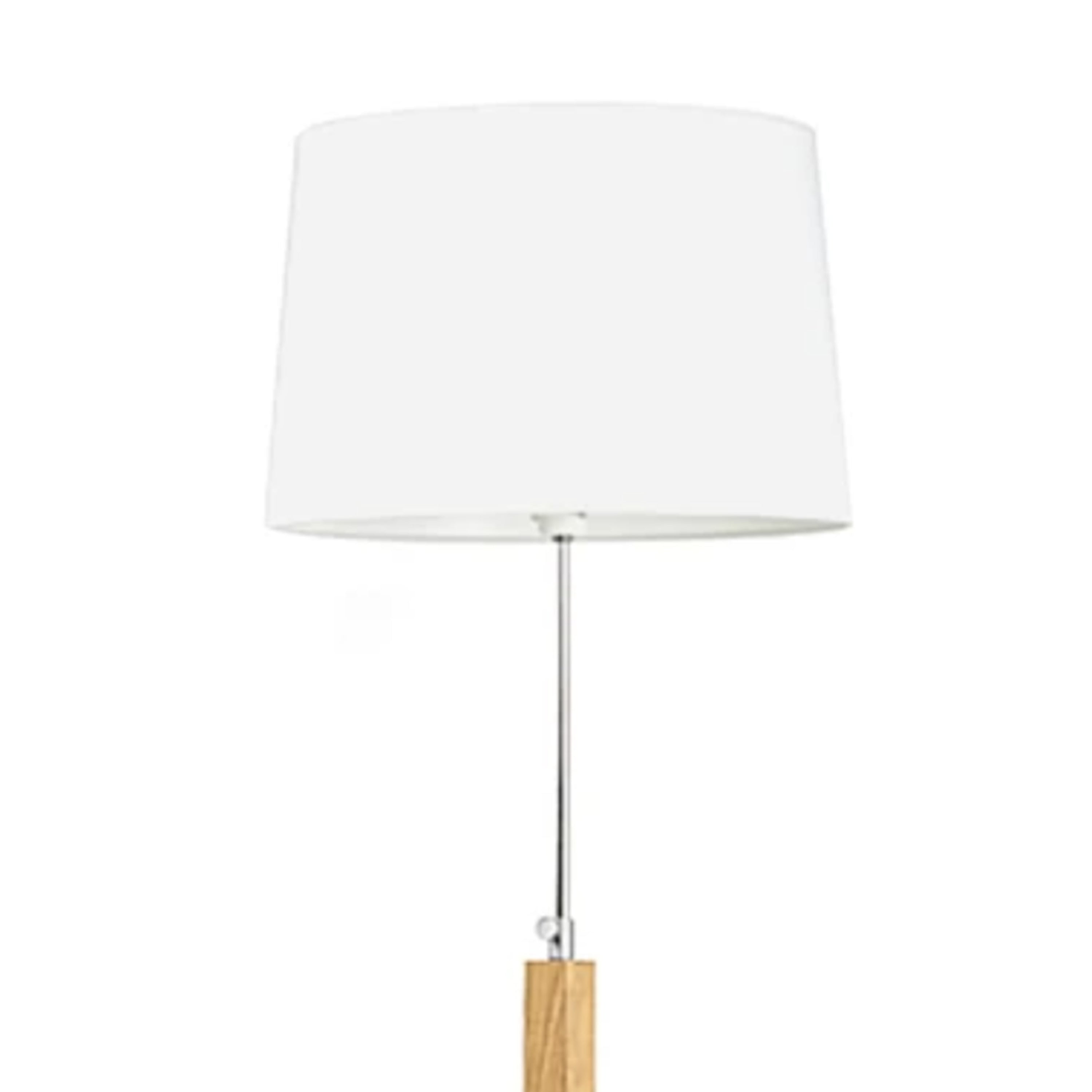 aluminor-abat-jour-tissu-blanc-quatro-up-ls-38cm-e27 image 1