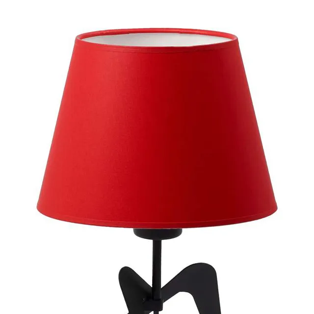 aluminor-lola-abat-jour-tissu-e27-20-cm-blanc-ou-rouge image 1
