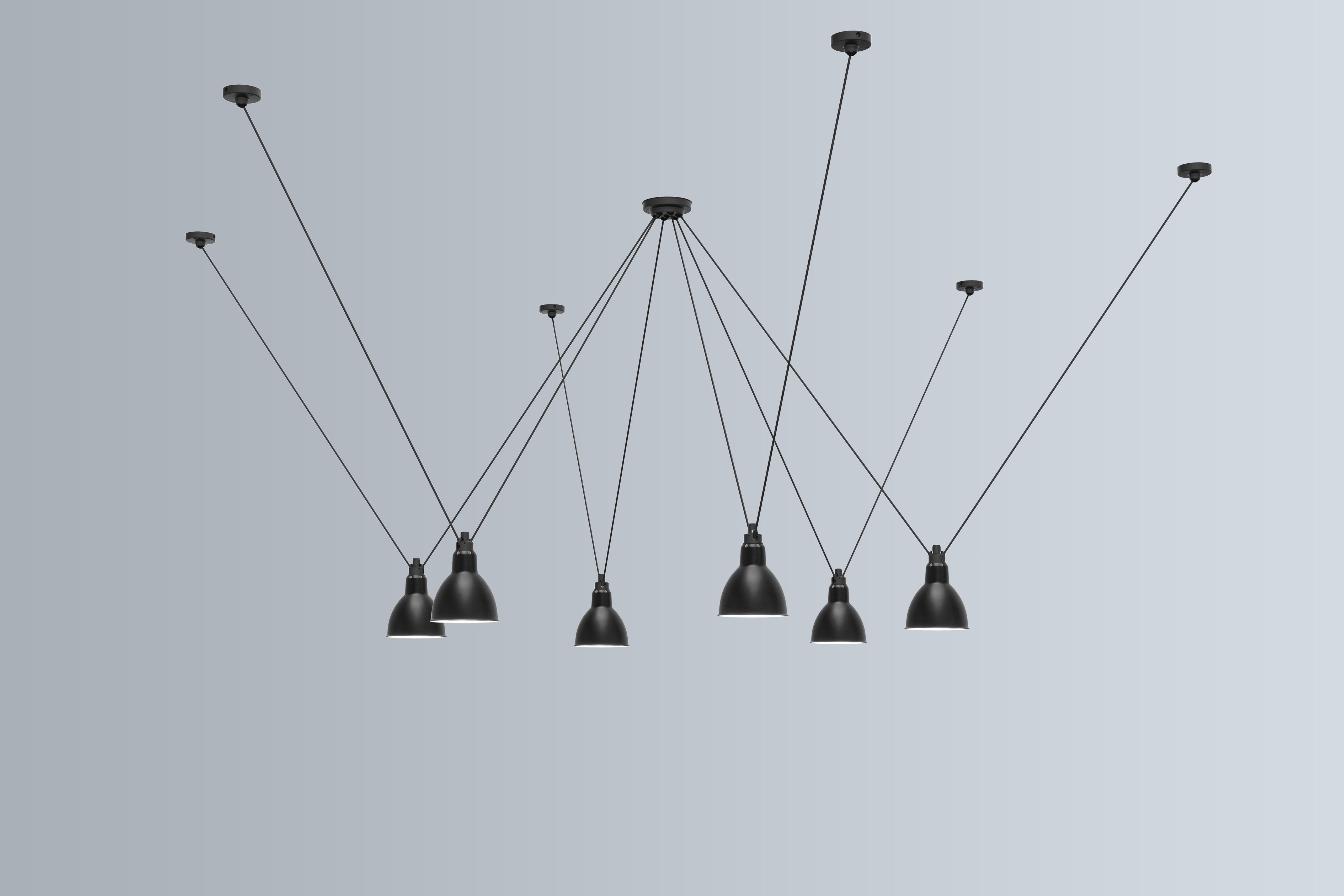 dcw-ditions-acrobate-de-gras-n-326-conique-l-suspension-fonte-aluminium image 1