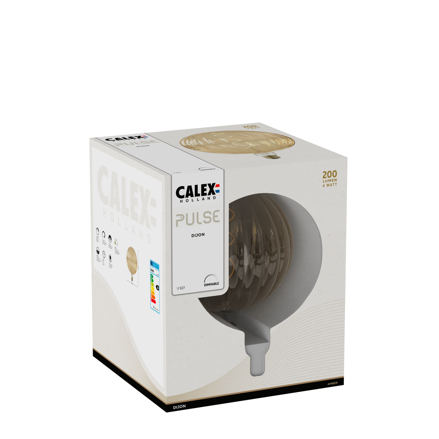 calex-dijon-ampoule-led-e27-g200-ambre-4w-dimmable image 3