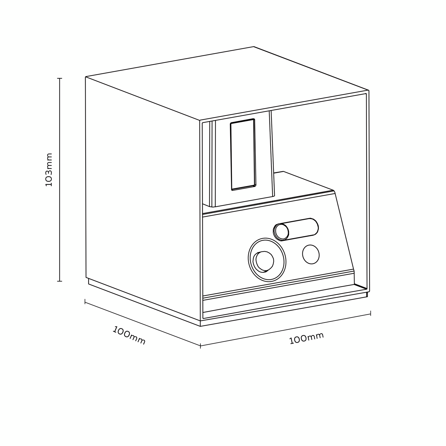 calex-volterra-applique-rechargeable-up-down-noire image 8