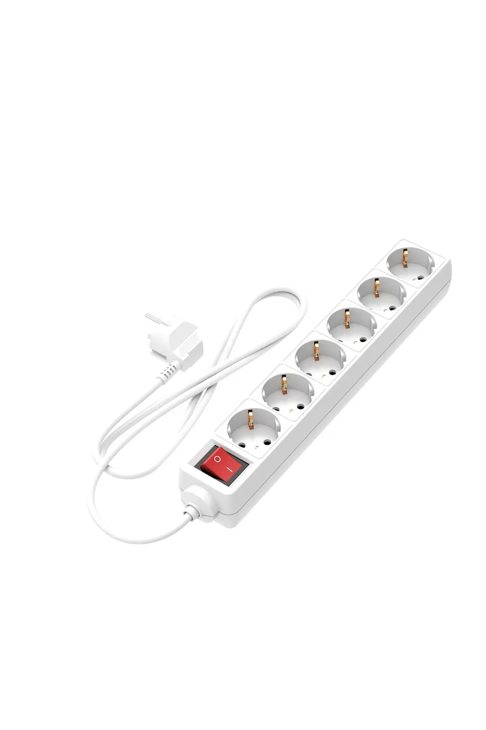calex-prise-multiple-6-voies-avec-interrupteur-blanc-5m image 1