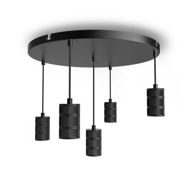 calex-pendule-suspension-5x-e27-50-cm-noir image 1