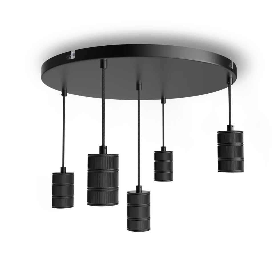 calex-pendule-suspension-5x-e27-50-cm-noir image 1