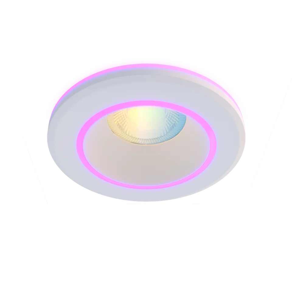 calex-smart-halo-downlight-blanc-6-5w-ip44 image 1