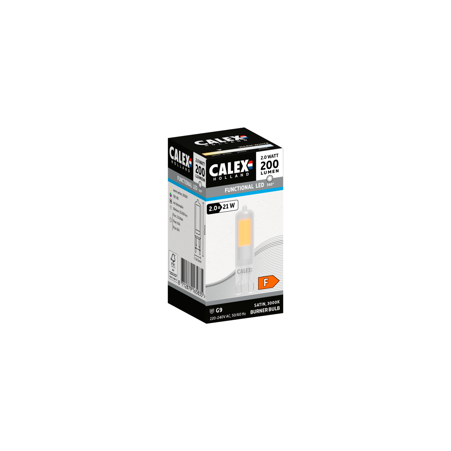 calex-smd-ampoule-led-g9-blanche-2w image 2
