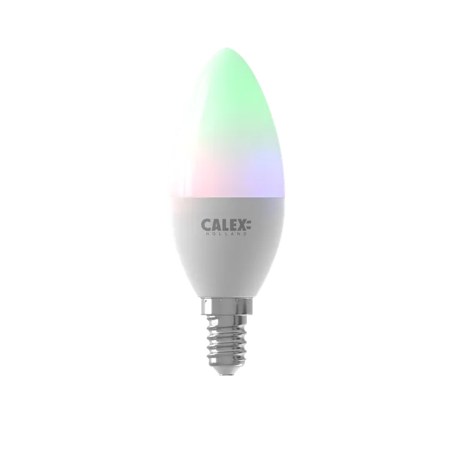 calex-halo-ampoule-led-smart-e14-b35-4-9w-rgb-blanc-dimmable image 1