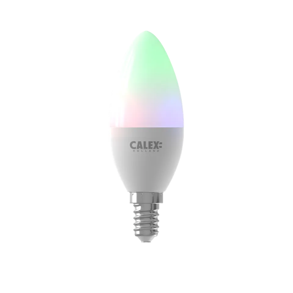 calex-halo-ampoule-led-smart-e14-b35-4-9w-rgb-blanc-dimmable image 1