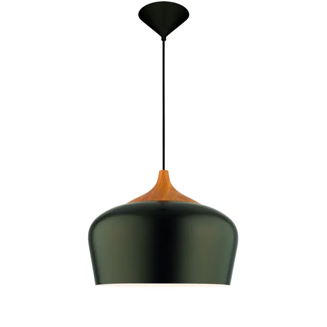 aluminor-voltige-s-suspension-m-tal-bois-blanc-et-noir image 1