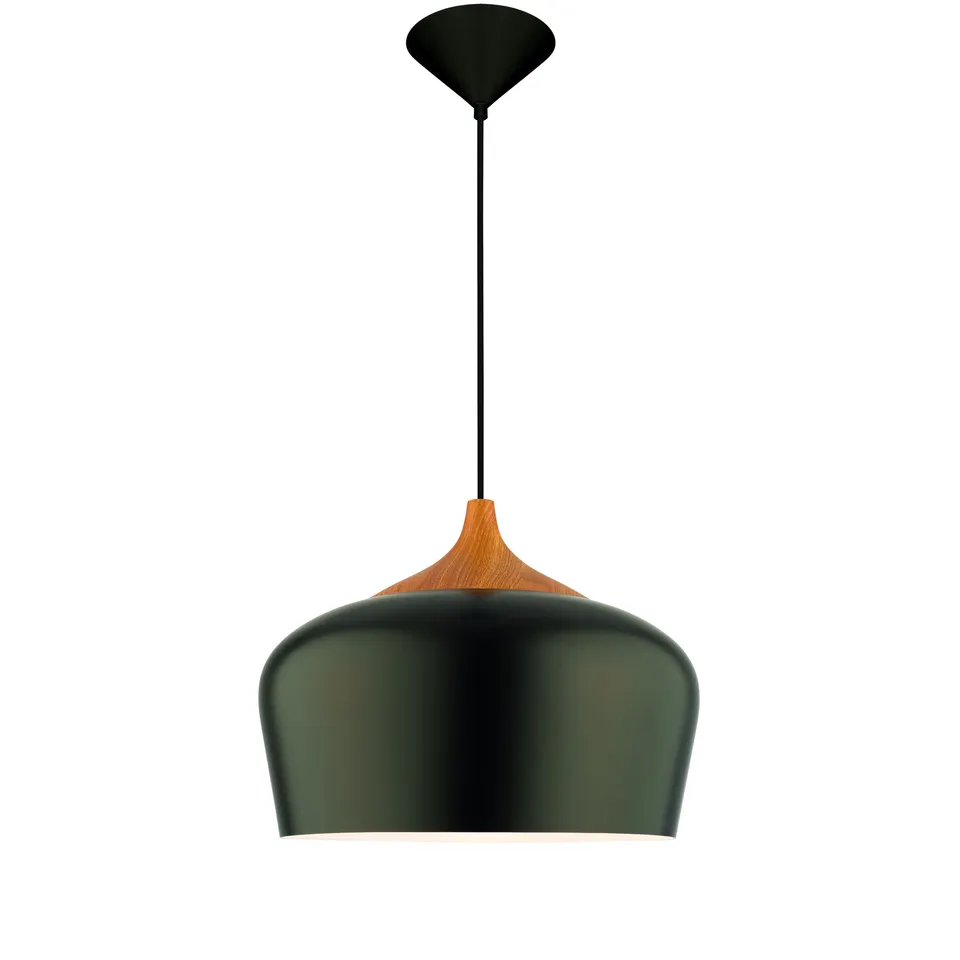 aluminor-voltige-s-suspension-m-tal-bois-blanc-et-noir image 1
