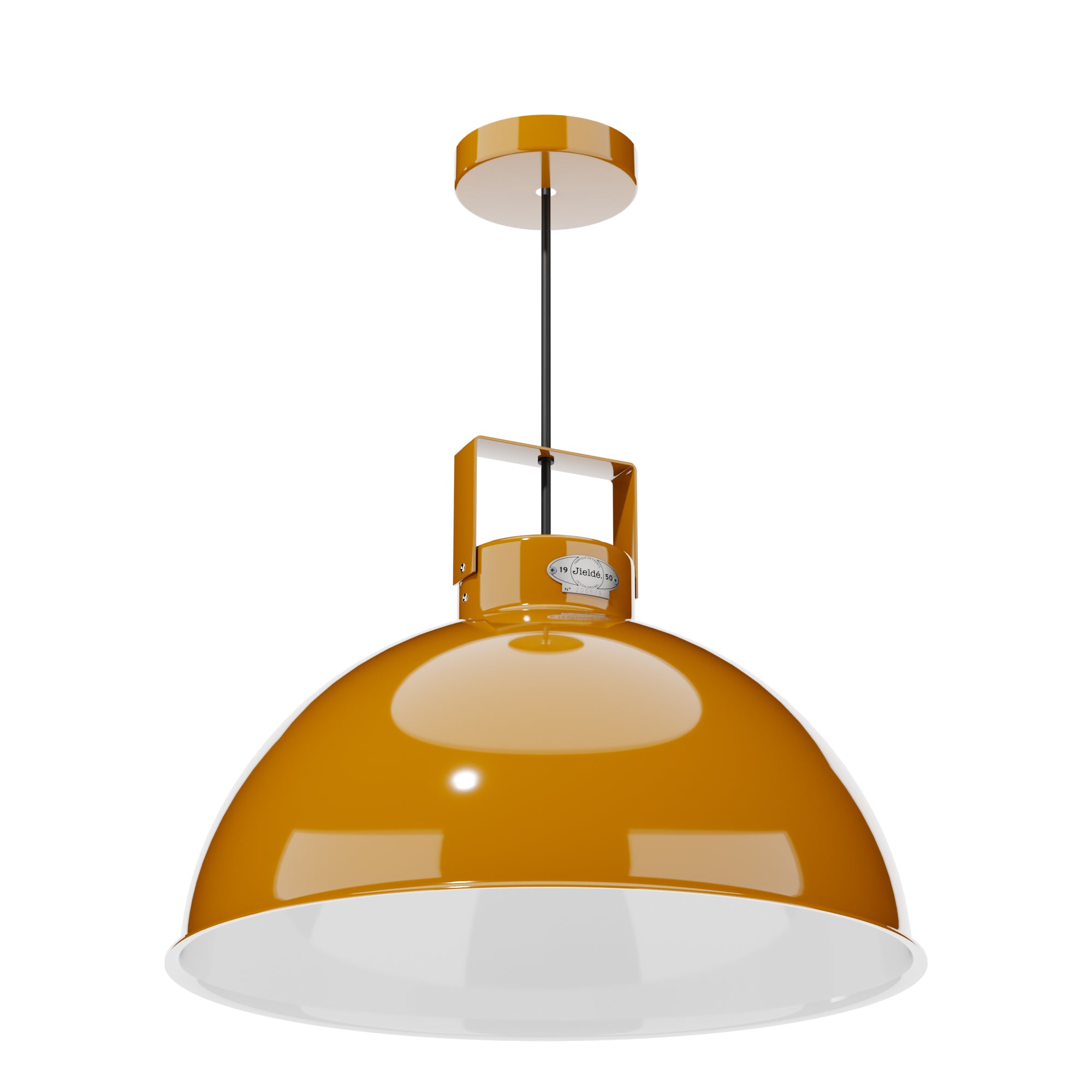 jield-dante-d450-suspension-taille-l-beige-brun-abat-jour-aluminium-45-cm image 4
