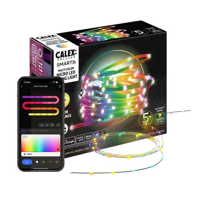 calex-smart-bande-microled-5m-rgbic-cct image 1