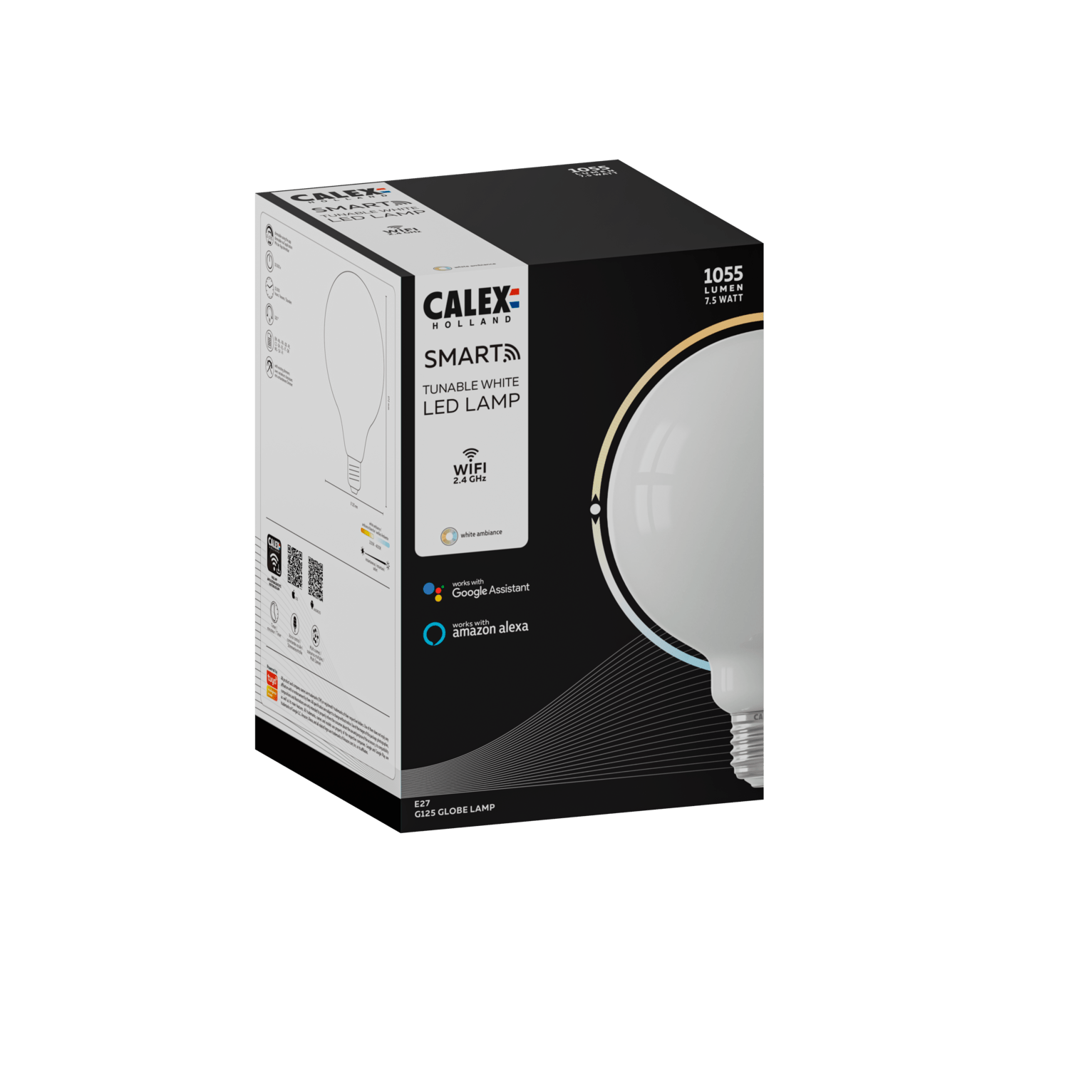 calex-smart-led-softline-filament-e27-g125-7-5w image 3