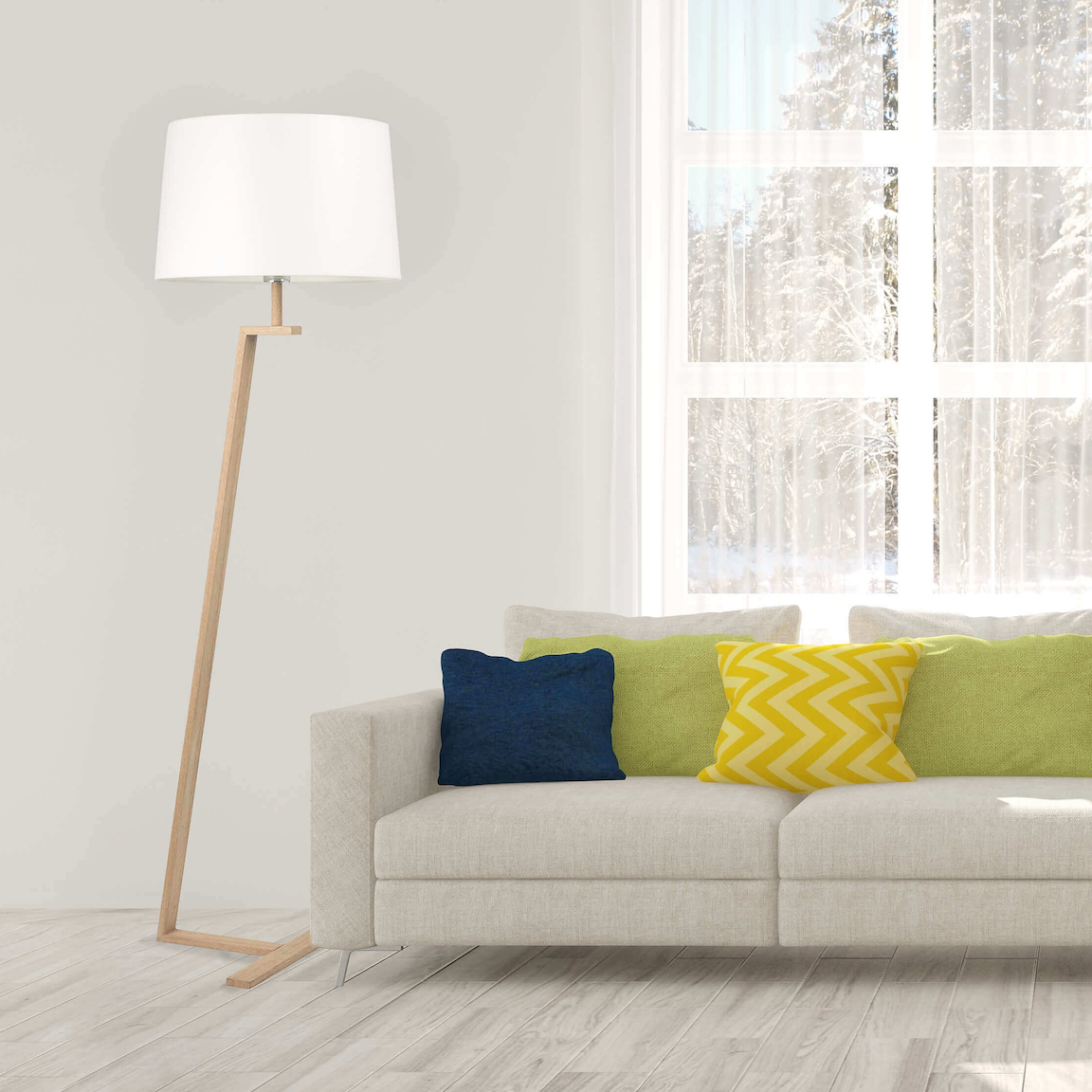 aluminor-memphis-ls-lampadaire-design-bois-blanc image 2