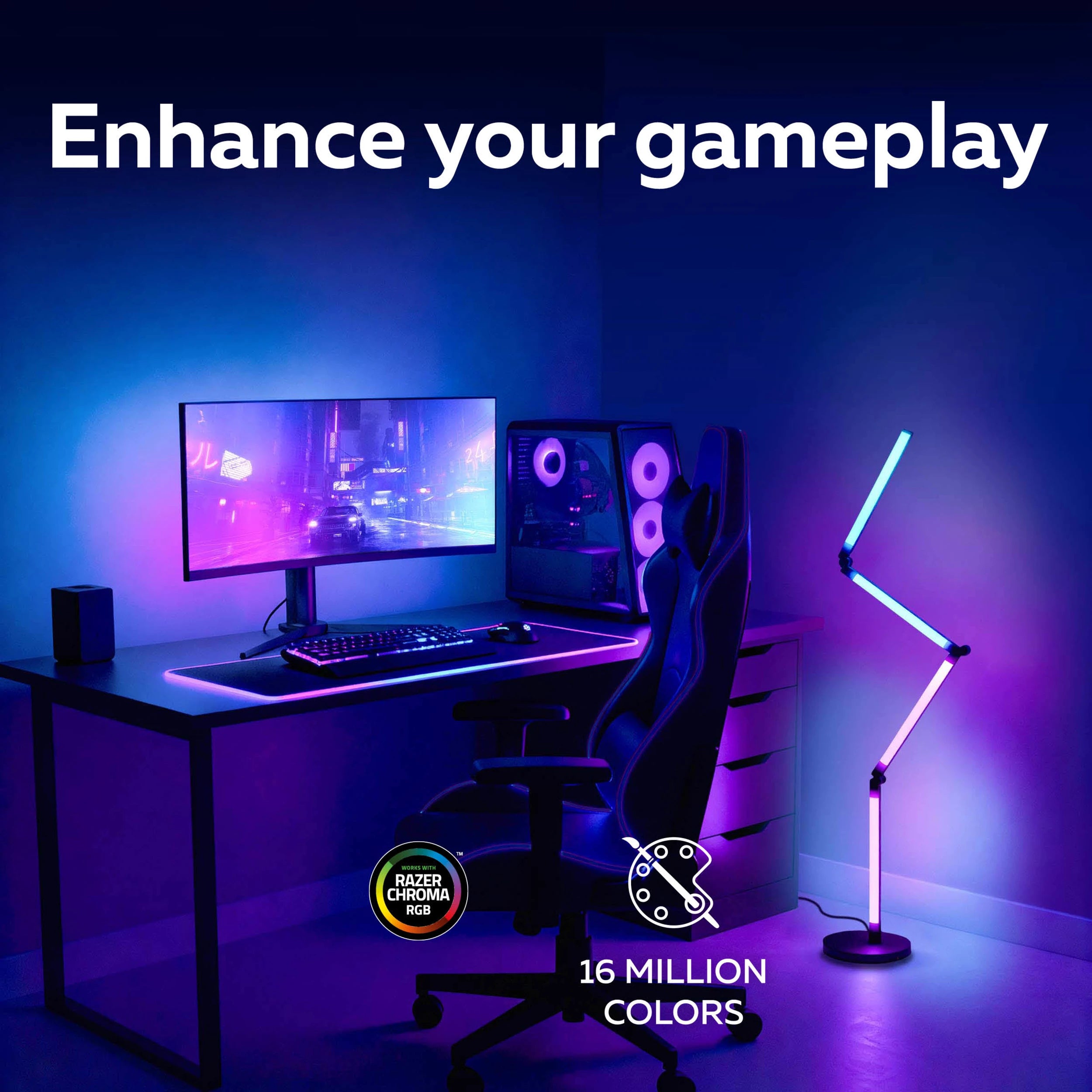 calex-smart-lampadaire-rgbic-140-cm-gaming image 6