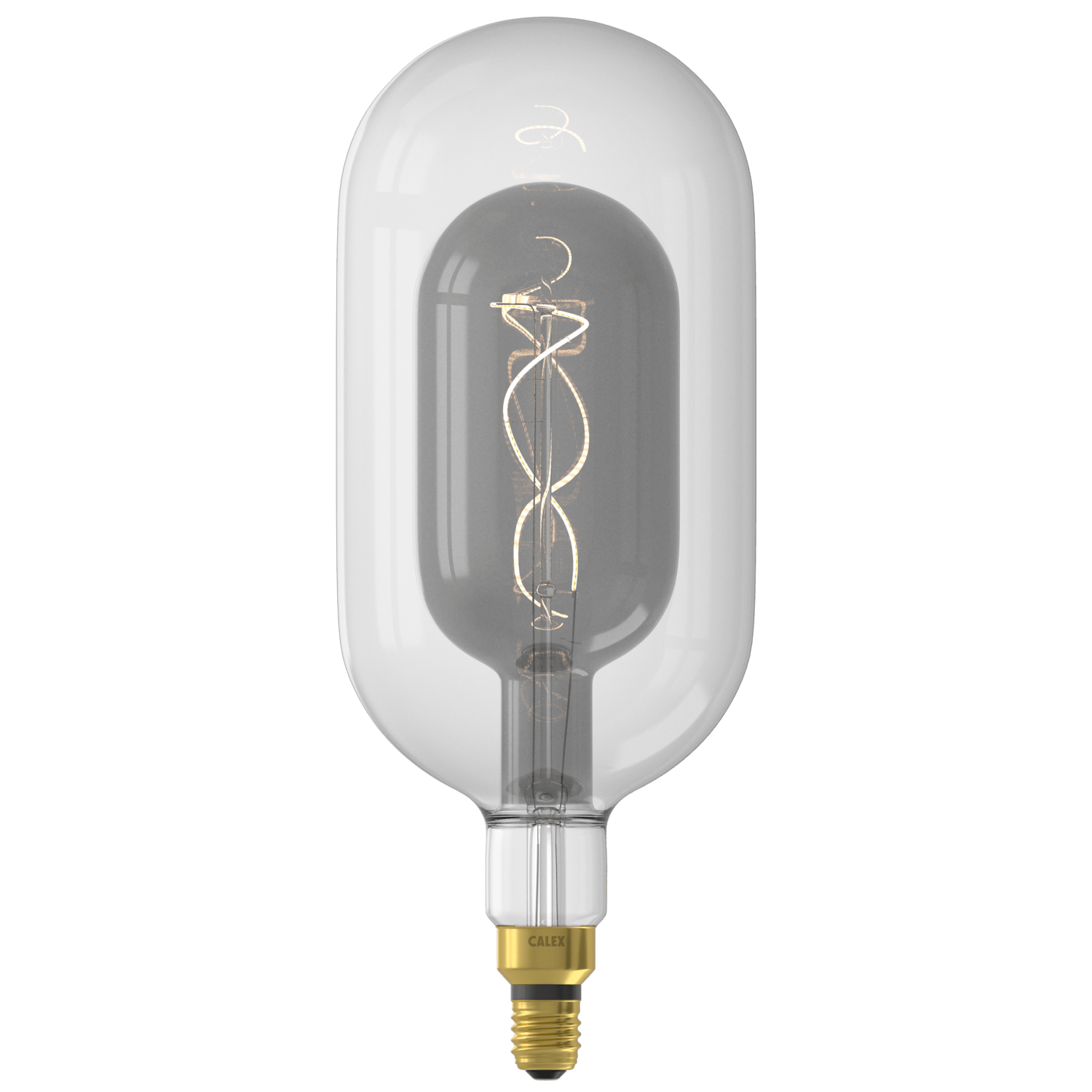 calex-sundsvall-lampe-filament-e27-titane-blanc-chaud-3w-dimmable image 1