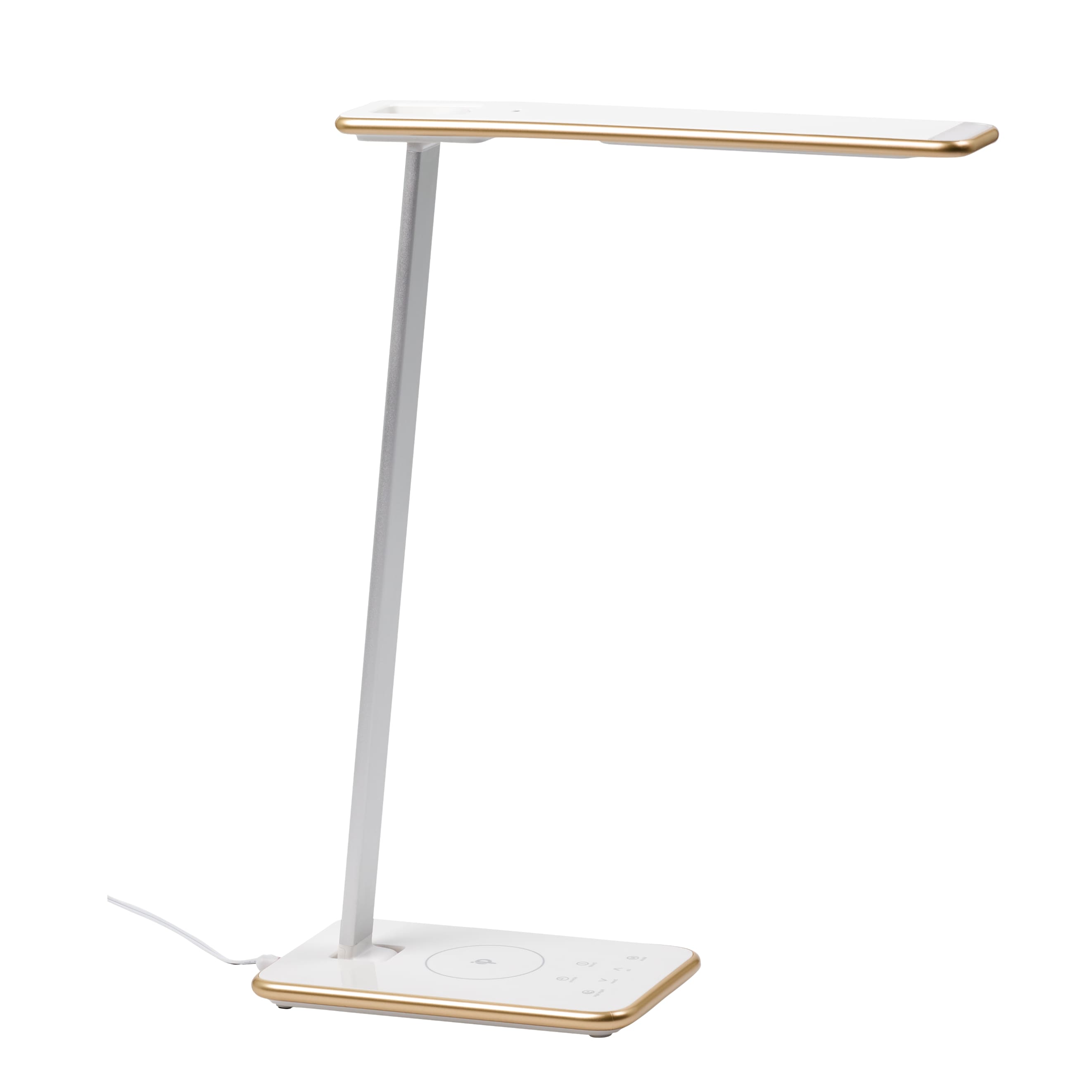 aluminor-orbit-lampe-de-bureau-led-argent-et-or image 1