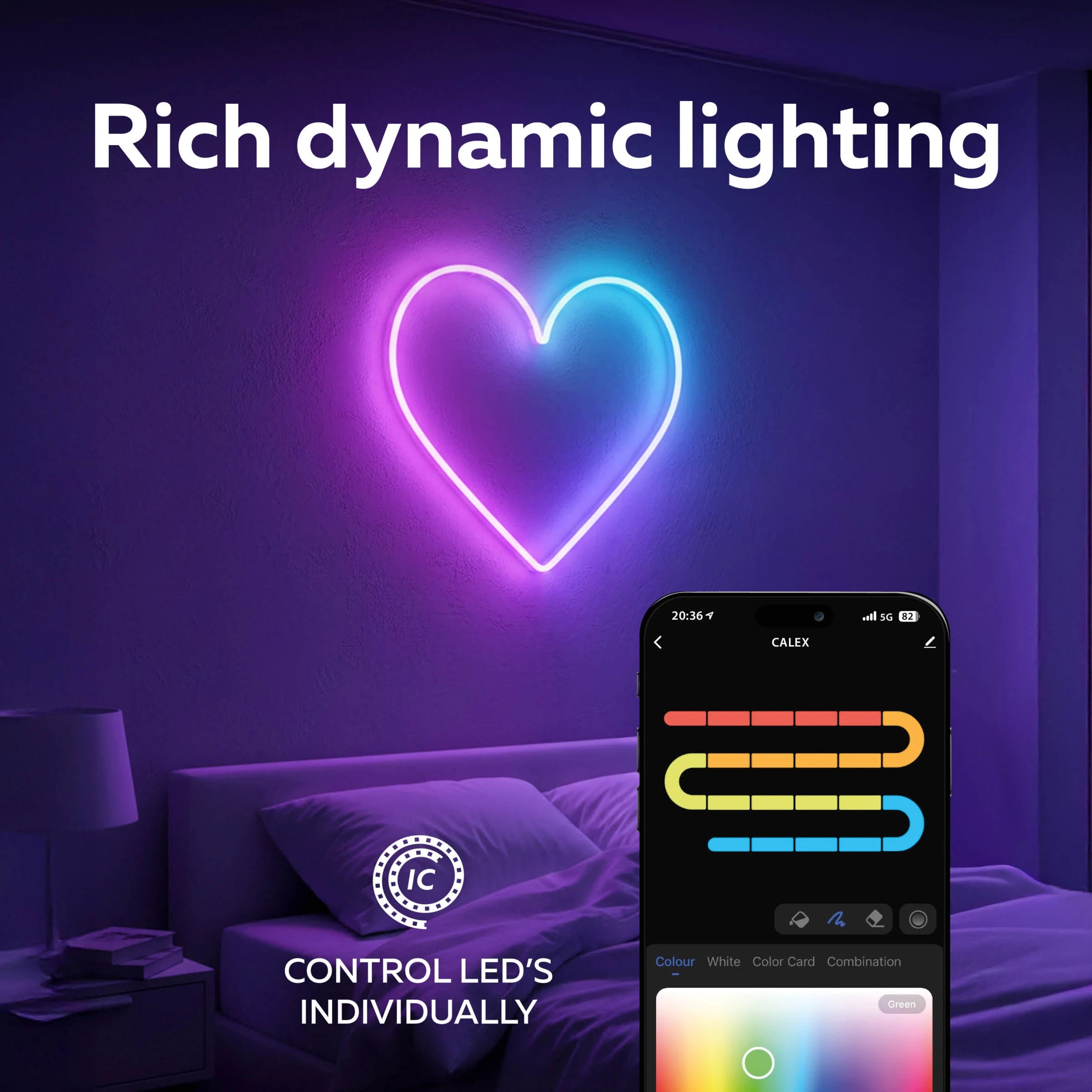 calex-smart-bande-led-n-on-flexible-2m-rgbic image 4