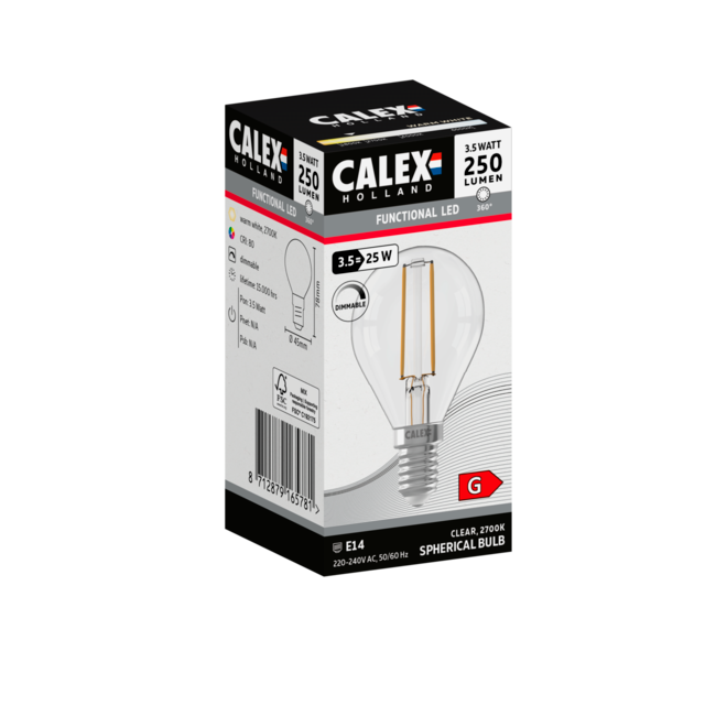 calex-crown-series-ampoule-led-filament-e14-p45-transparente-3-5w-dimmable image 3